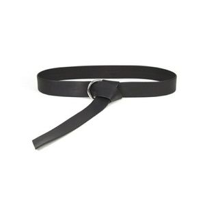 B-Low the Belt: Black Mia Wrap Belt Silver Buckle